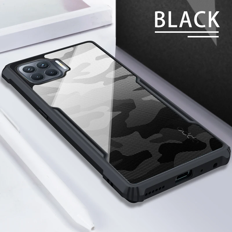 Rzants для OPPO A93 A73 A53 чехол жесткий [Камуфляжный Жук] ударопрочный тонкий кристально