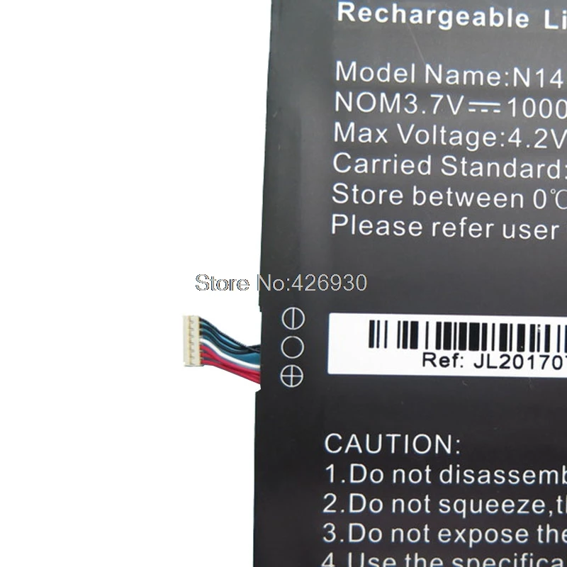 Запасной Аккумулятор для ноутбука Nexdock 3 7 в 10000 мАч 37 Вт/ч контактов линий Новый