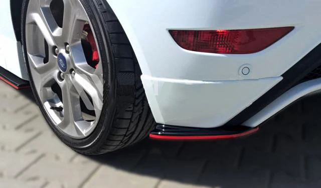 Задний бампер из стекловолокна и ФАП для Fiesta MK7 Facelift (Подходит ST/ STLine/ Zetec S Ver' 2013