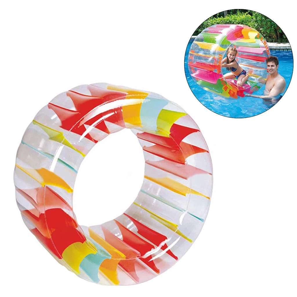 

Inflatable Water Wheel Giant Roller Swimming Pool Float Rafts Flotaing Toys