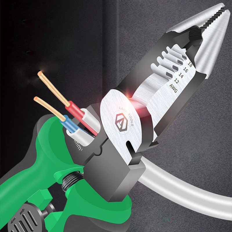 LAOA 9-дюймовые плоскогубцы с длинным носом многофункциональные для зачистки