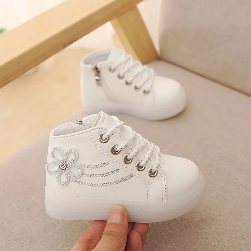 Детские ботинки для маленьких девочек коллекция 2019 года модные детские с