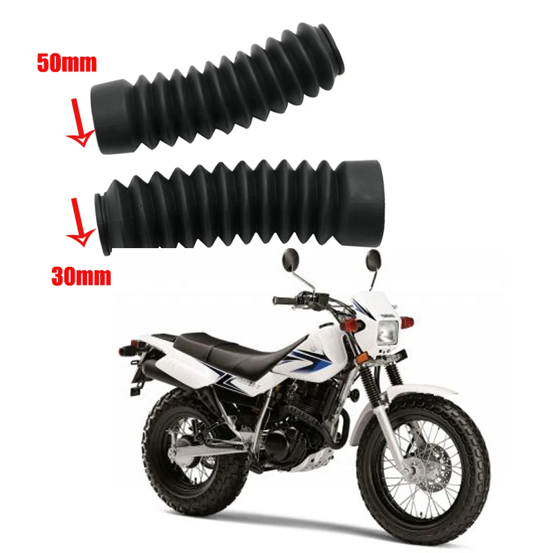 (2) резиновая передняя вилка амортизатор для Yamaha TW200 TW225 защитные гетры