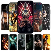 marvel superhero wolverine for oppo a94 a11 x a9 a12 e a93 a92 a73 a72 a53 s a52 a32 a31 ax7 a7 a5 pro 2020 black phone case