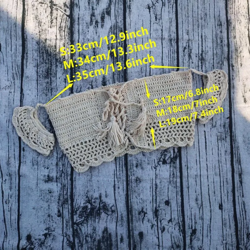 Женский пляжный комплект бикини вязаный купальный костюм ручной вязки богемная