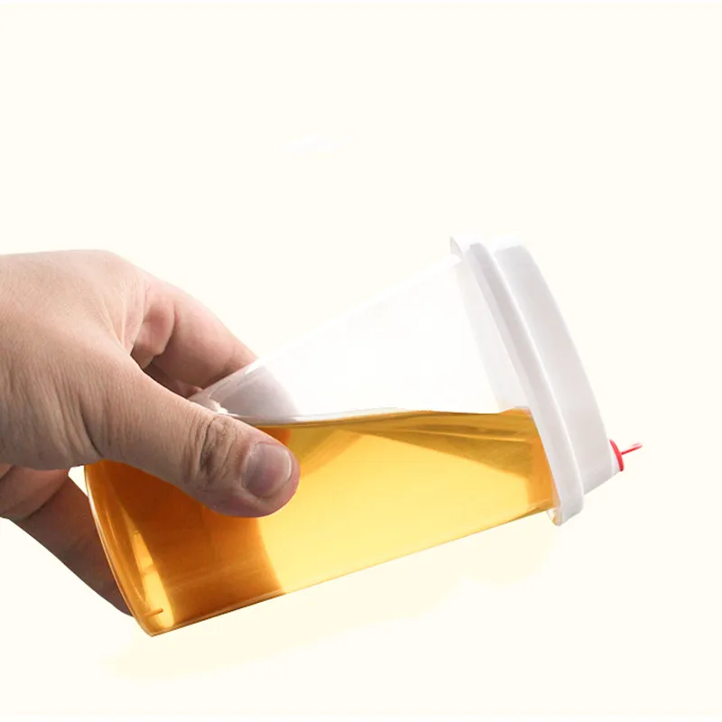 50 шт 90 Калибр одноразовая пластиковая чашка для молока и чая высокая прозрачная