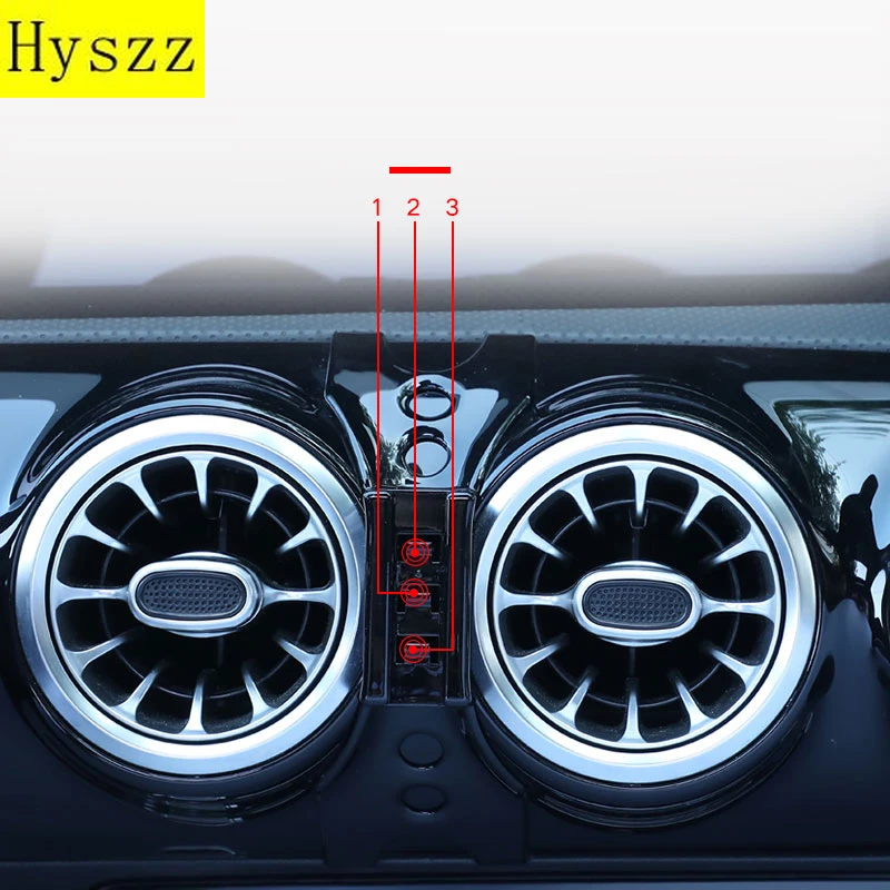 car phone stand for mercedes w177 v117 35 amg a200 220 a250 air vent mobile phone stand interior accessories mobile phone holder free global shipping