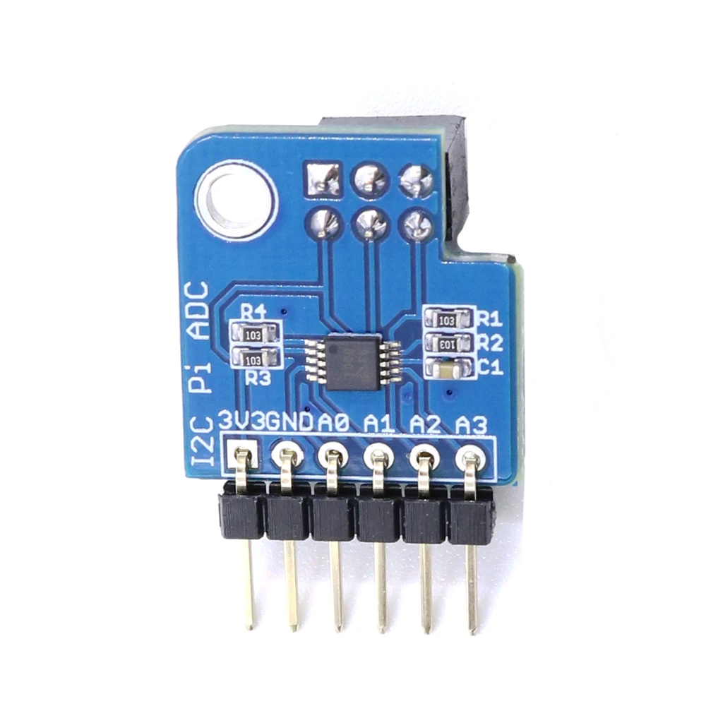 Модуль ADS1115 I2C Pi ADC аналоговый модуль сбора Raspberry конвертер|Детали и аксессуары для