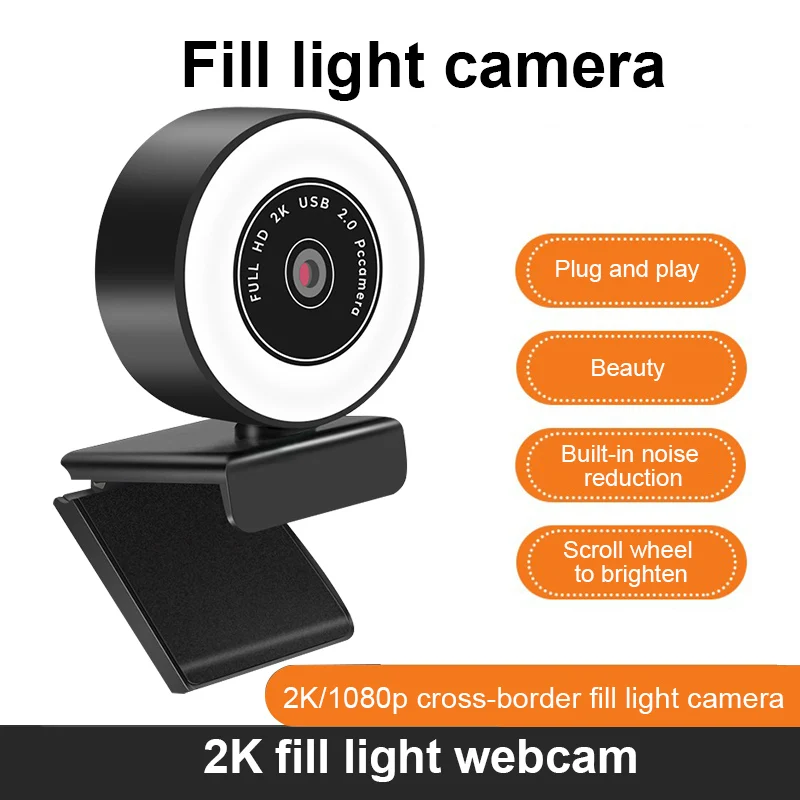 

Full HD Webcam 2K Web Camera Auto Focus With Microphone For PC Laptop 1080P Web Cam For Online Study Conference Youtube