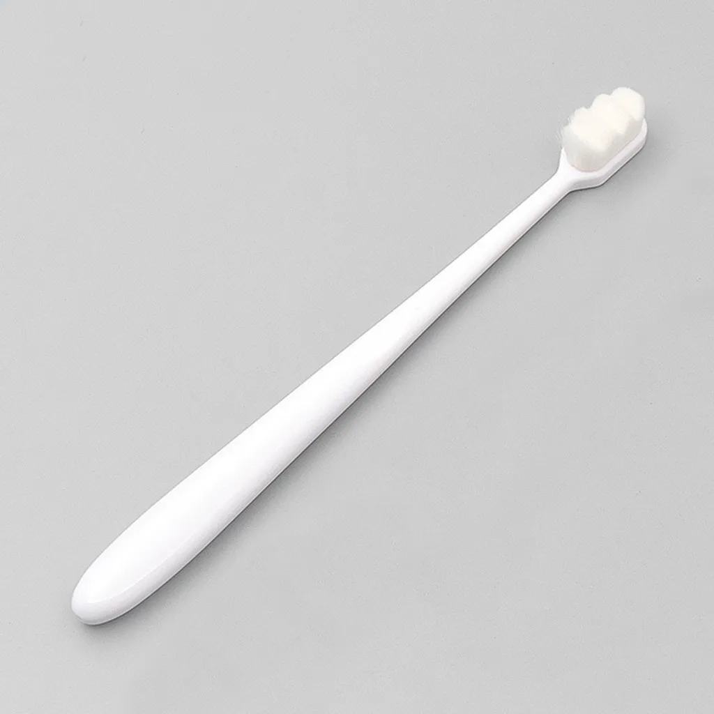 Миллионов ультра тонких щетин зубная щетка мягкие волосы в форме волны нано