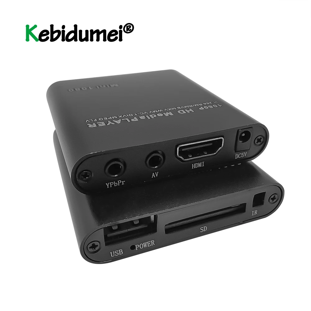 HDD мультимедиа-плеер Full HD 1080P USB внешний медиаплеер с HDMI-совместимым SD TV Box