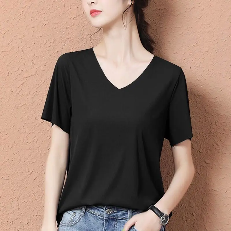 

High quality classic casual breathable fashion soft summer women's T-shirt
