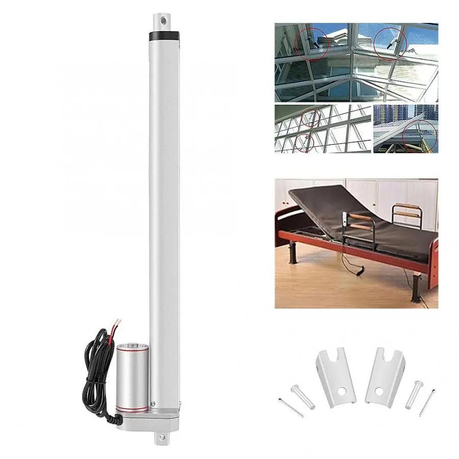 DC 12V Linear Actuator 500N Maximum Lift 400mm Stroke Electric Motor for Auto Car | Обустройство дома