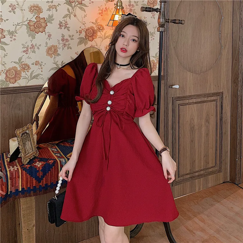 

Will cultivate one's morality show thin short dresses ~ 3 colors