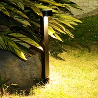 ip54 waterproof landscape lawn lamp 60cm outdoor garden pillar light die cast aluminum villa pathway lawn bollards light