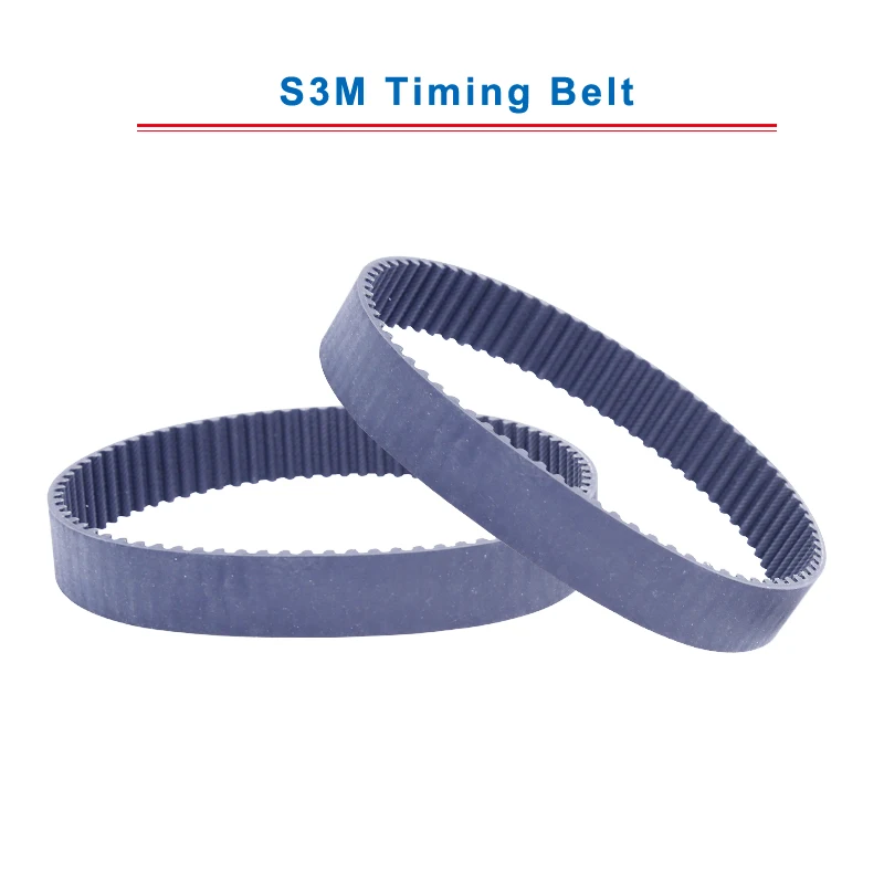 

S3M Timing Belt with circular teeth model S3M-237/240/246/249/252/255/261/264/267/270 teeth pitch 3mm belt thickness 2.2mm