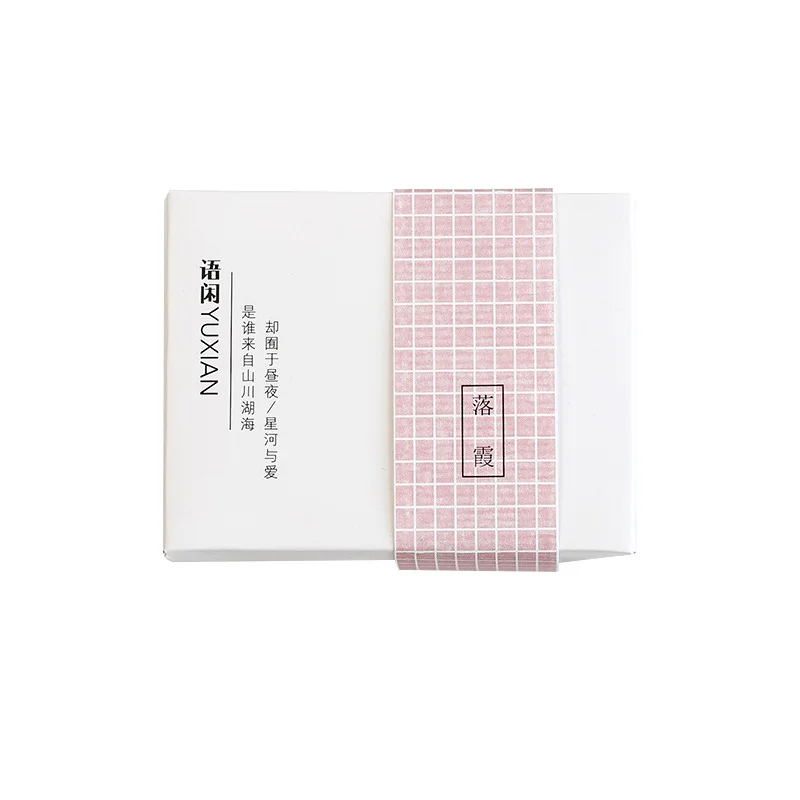 6 рулонов Washi клейкая лента Стикеры клей геометрический узор дневник в стиле