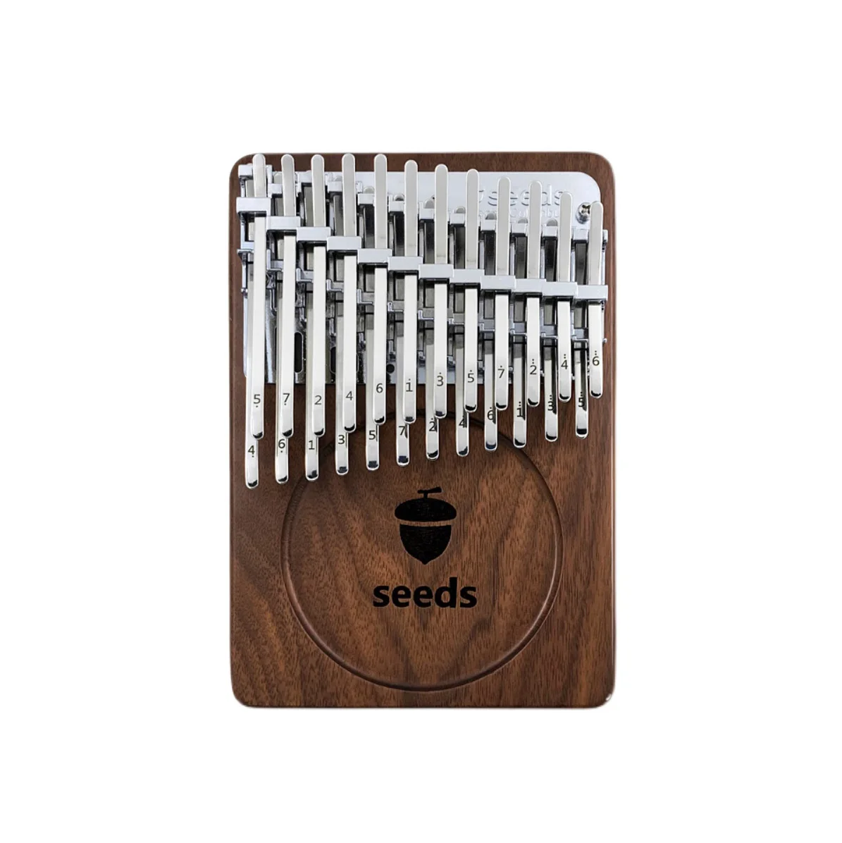 Seeds 34 24 Keys Kalimba Columbus Black walnut board Thumb piano key portable keyboard music notes xylophone Musical instrument