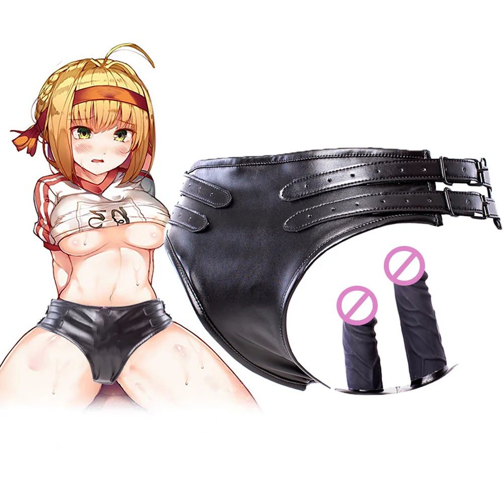 Женские трусики фаллоимитатор силиконовая Анальная пробка Анальное нижнее