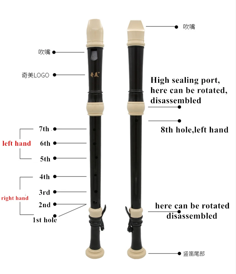 Tenor recorder барокко 8 Флейта с отверстиями grabadora gaitaInstrumento музыкальное профессиональное представление flauta tenor flauta doce barroca
