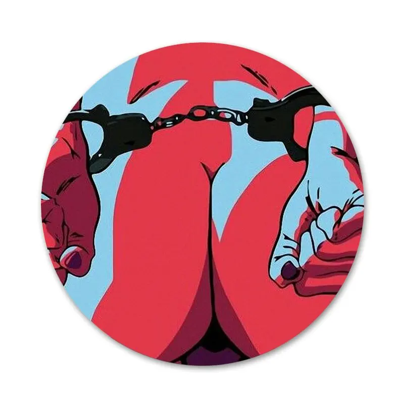 Сексуальная женская красная губа значок для горячей девушки аксессуары одежды