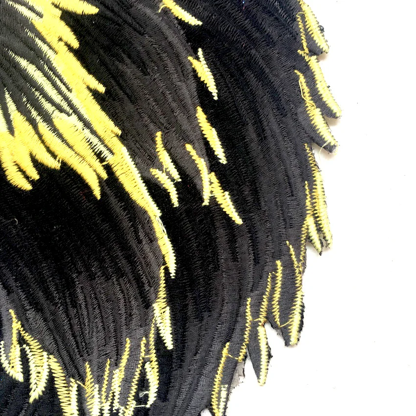 1 шт. водорастворимые крутые аппликации с большим волком аппликация для