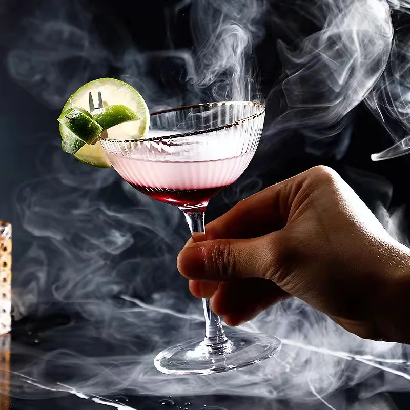 1/2/4 шт. скандинавский бокал для десертов с высокой ногой коктейлей вертикальной