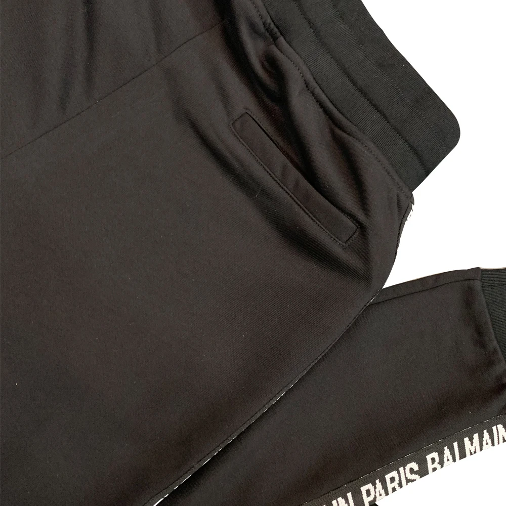 2020 толстовка с молнией спортивный костюм мерсеризованный хлопок Balmein для мужчин