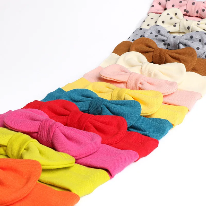 Эластичная головная повязка для детей хлопок Для женщин оголовье сплошной Цвет