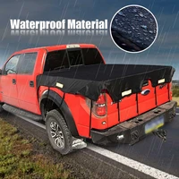 waterproof truck bed tarp cover durable truck bed cloth cover for series canvas canopy dustproof truck tail cover car supplies