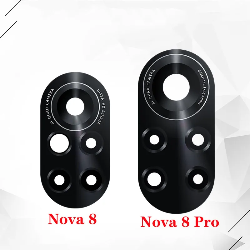 

For Huawei nova 8 nova 8 Pro nova 8 SE Rear/Back Camera Glass Lens with sticker glue Replacement Parts