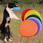 Забавная пластиковая летающая тарелка, игрушка для собак, игра для питомцев, летающие диски, Жевательная забавная тренировочная игрушка для щенков, интерактивный партнер для питомцев