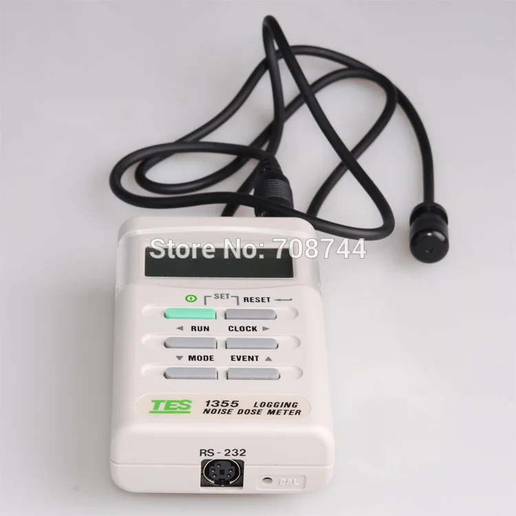 

TES-1355 Noise Dose Meter Exposure Time/Sound Level Range 70-140dBA RS232