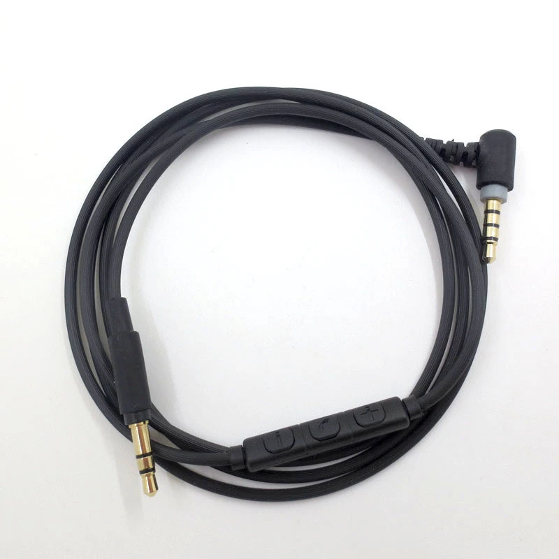 Замена 3,5 мм аудио кабель для sony MDR-10R MDR-1A XB950 Z1000 AUX Наушники микрофон Регулятор громкости прочный 23 AugO9