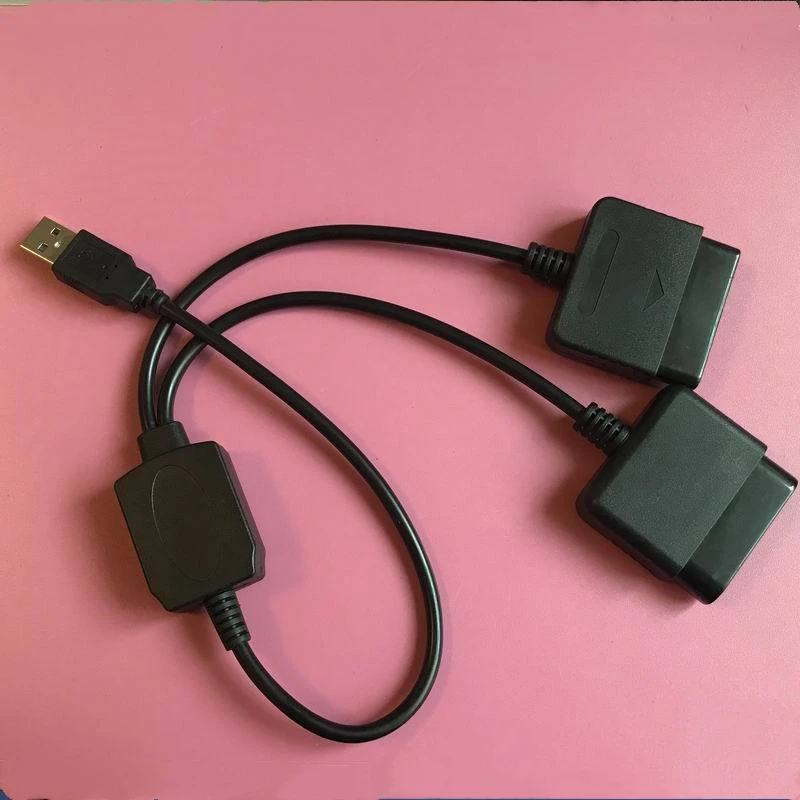 Кабель-преобразователь 2 в 1 для Sony PS1 PS2 Play Station джойпад геймпад PS3 ПК USB-контроллер