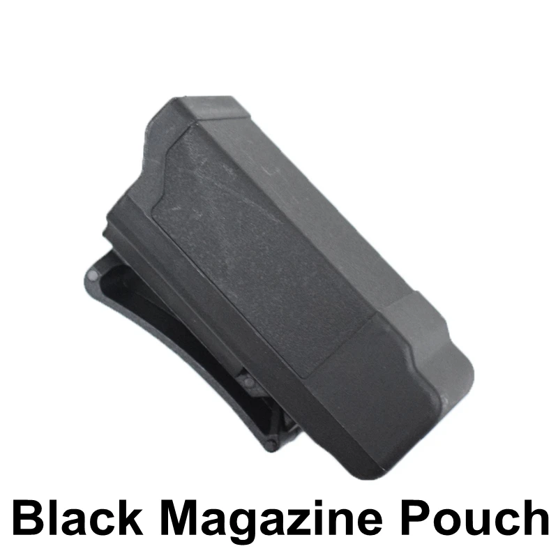 mag pouch black Левая рука тактический бой военная полиция ремень петля пистолет кобура для Glock 17 19 22 23 31 32 - Цвет: mag pouch black