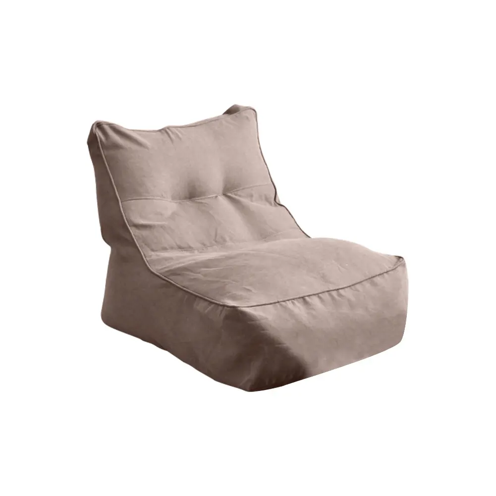 

Lounger Seat Solid Protective Lazy Sofa Cover Pouf Bedroom Bean Bag Washable All Seasons Home Living Room Soft Pedal Slipcover
