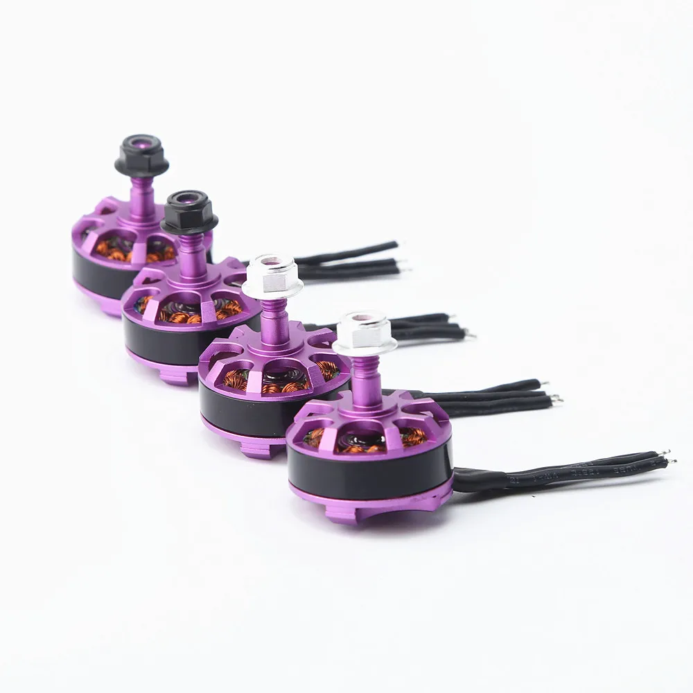 

4PCS 2205 MN2205 2300KV Brushless Motor 3-4S CW CCW brushless motor purple for Wizard X220 X210 250 270 FPV Racing Quadcopter