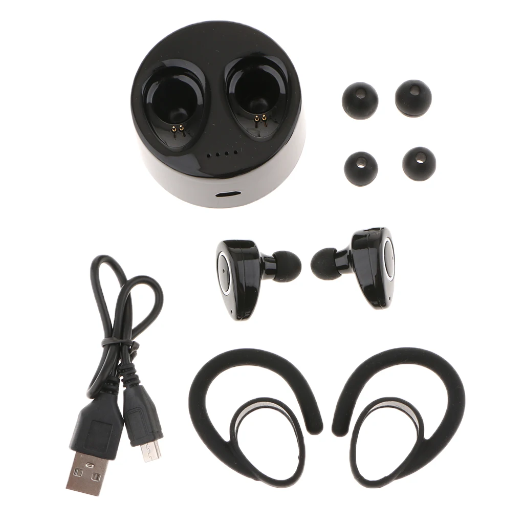 Беспроводные TWS Мини Bluetooth Близнецы стерео наушники в ухо гарнитура мини