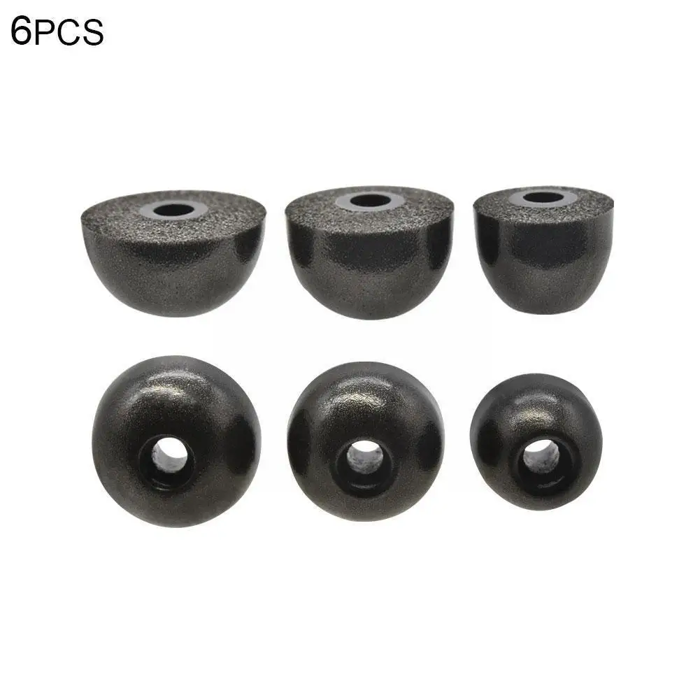 

3pairs Memory Foam Ear Tips For Buds Wireless Tips Anti-slip Pro Eartips Reducing Earbuds Slow Rebound Noise E3d3