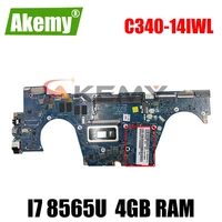 for lenovo c340 14iwl flex 14iwl s540 14iwl laptop motherboard la h081p with cpu i7 8565u 4gb ram tested 100 working