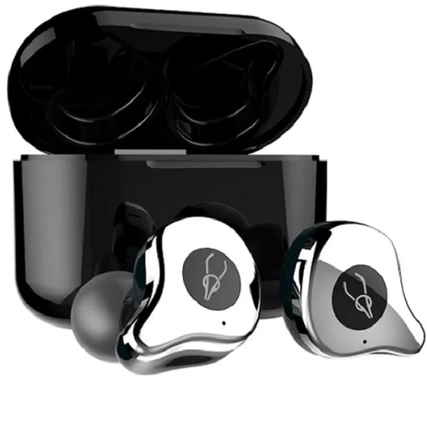 Модернизированные наушники Sabbat E12 Ultra Bluetooth 5,0 TWS HIFI спортивные наушники-вкладыши водонепроницаемые наушники Беспроводная зарядка - Цвет: Silver