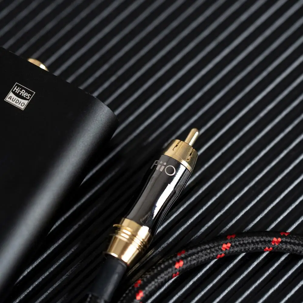 Fiio LR RCA1 RCA цифровой коаксиальный аудиокабель 50 см позолоченный Matal штекер для BTA30 K5