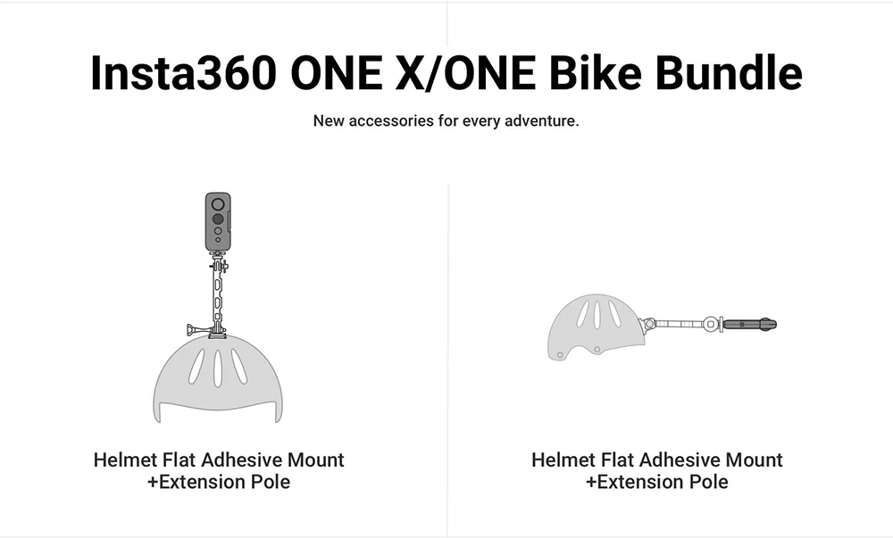 Insta360 ONE X Многофункциональный велосипед Мотоцикл Универсальный комплект BMX Велоспорт Горный велосипед для Insta360 видео аксессуар для камеры
