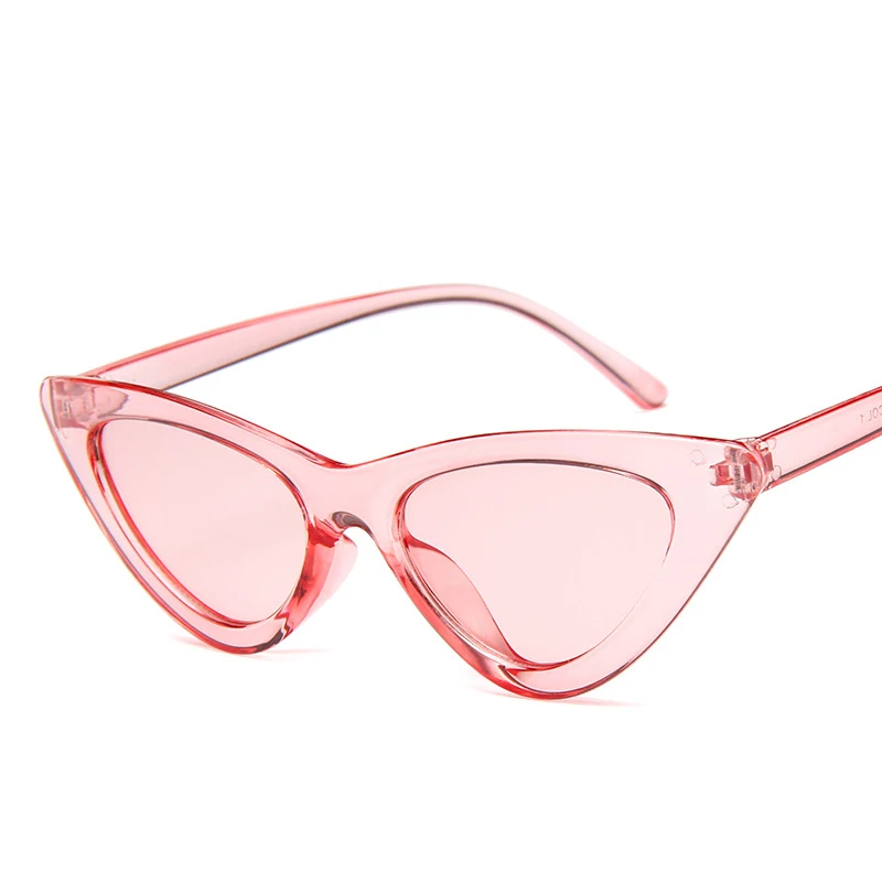 

1PC Cat Eye PC Frame Sunglasses Colorful Shades UV400 Sun Eye Glasses Luxury Eyeglasses Summer Eyewear for Women Lady