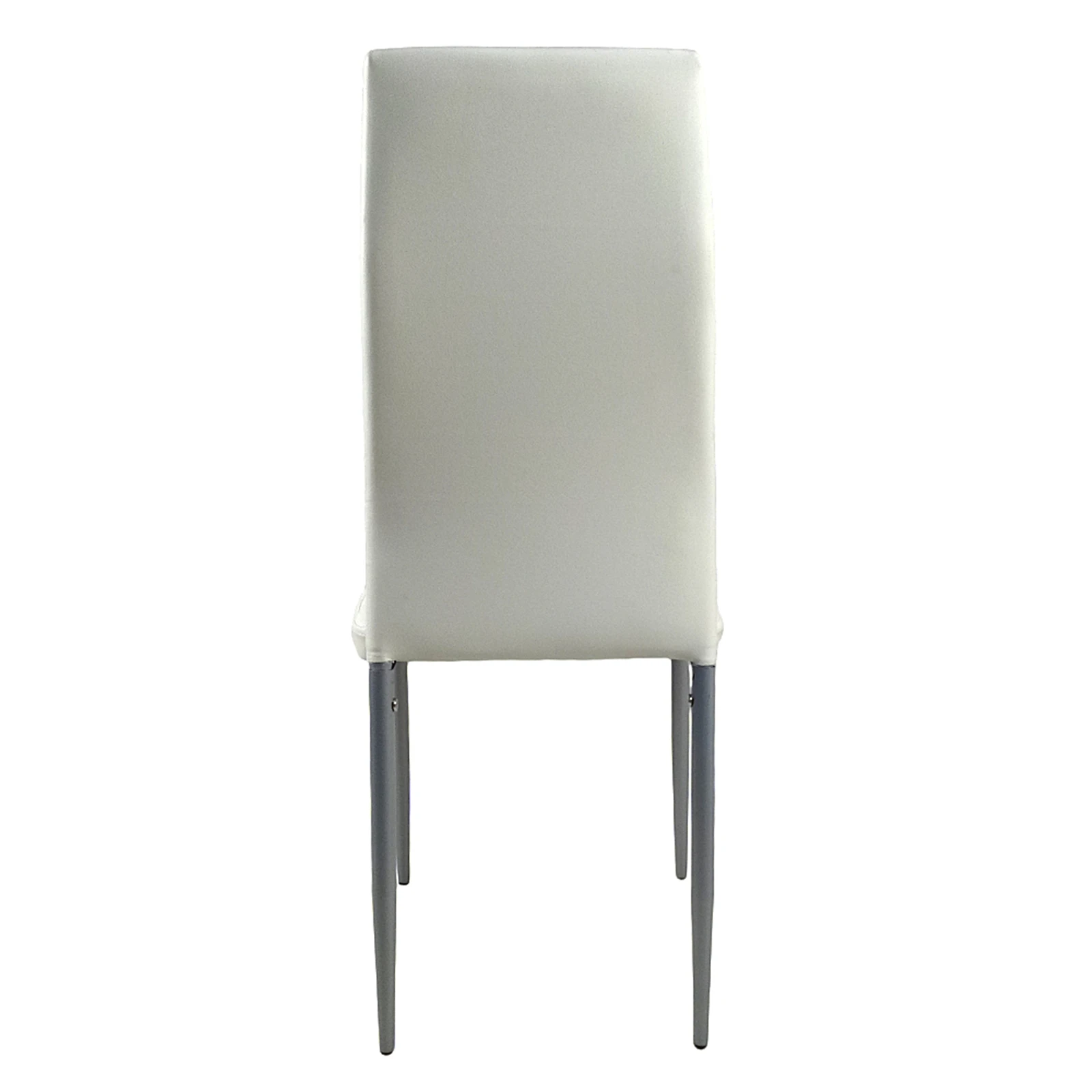 

BUYTOO 4pcs High Grade PVC Leather Comfortable Chairs White