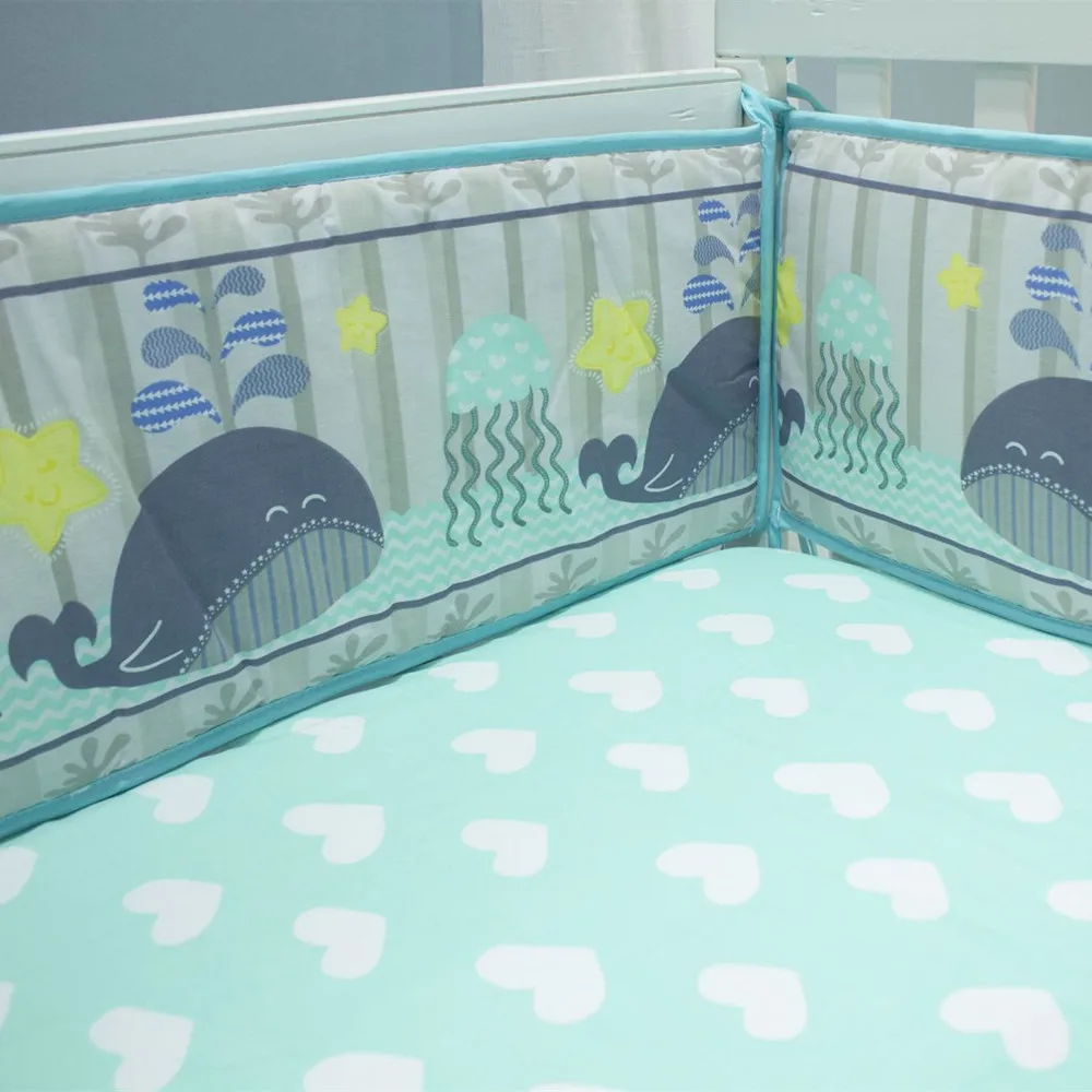 Акция! Комплект постельного белья для новорожденных 7 предметов Морская звезда