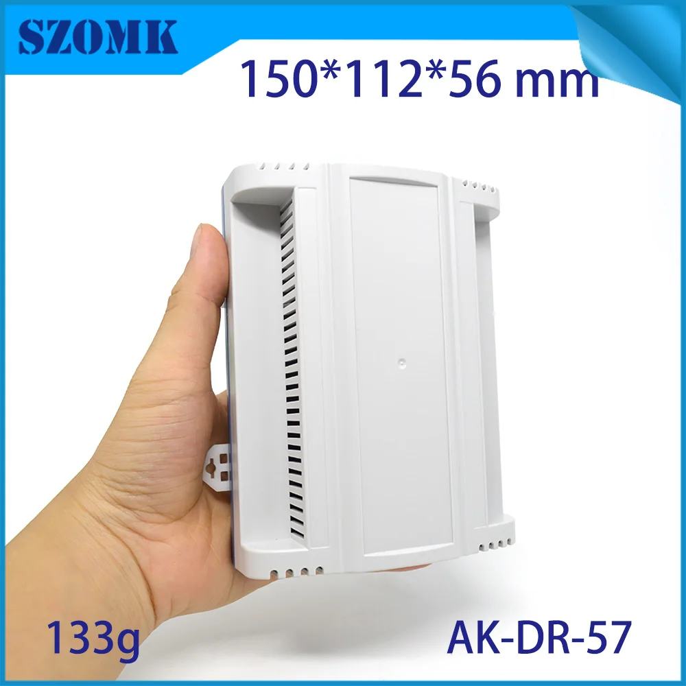 

4 шт./партия, корпус SZOMK из АБС-пластика на din-рейку для электроники, 150*112*56 мм