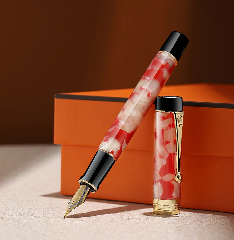 Jinhao 100 перьевая ручка Centennial полимерная чернильная Fine 0 6 мм Nib Конвертор