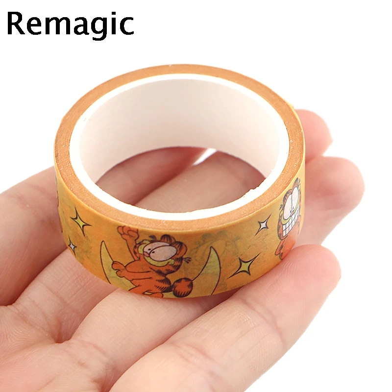 

20pcs Garfield Cat Cool Cartoon Washi Tape Paper DIY Decorative Adhesive Tape Stationery Masking Tapes Supplies Supply